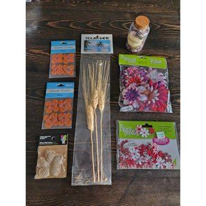 LOT - Journal Scrapbook Embellishments Flowers & Plants 3D Retired New #25